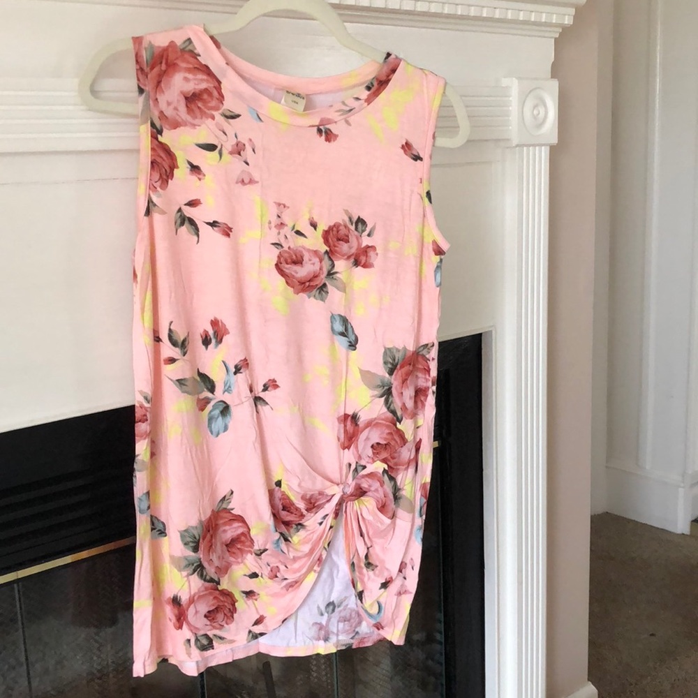 Floral tank top